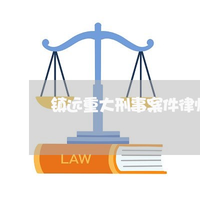 镇远重大刑事案件律师事务所/2023060437493