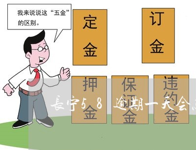 长宁58逾期一天会怎样 长宁58逾期一天会怎样