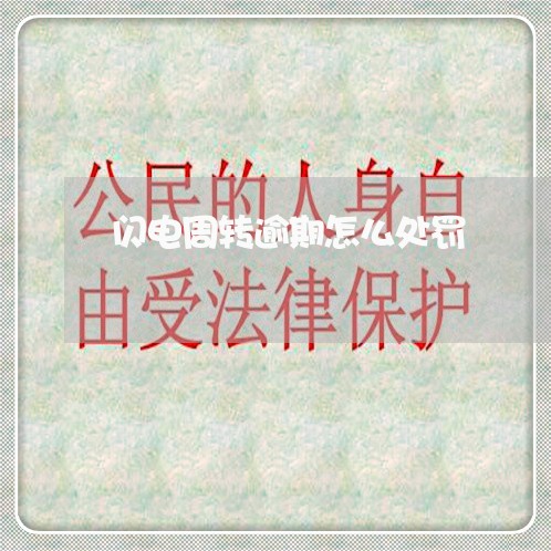 闪电周转逾期怎么处罚 闪电周转逾期怎么处罚