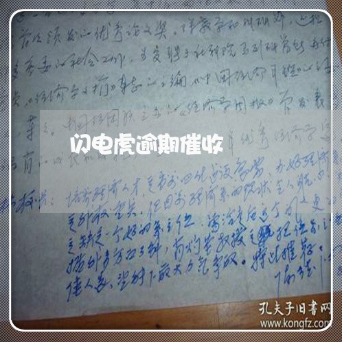 闪电虎逾期催收