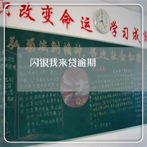 闪银我来贷逾期 闪银我来贷逾期