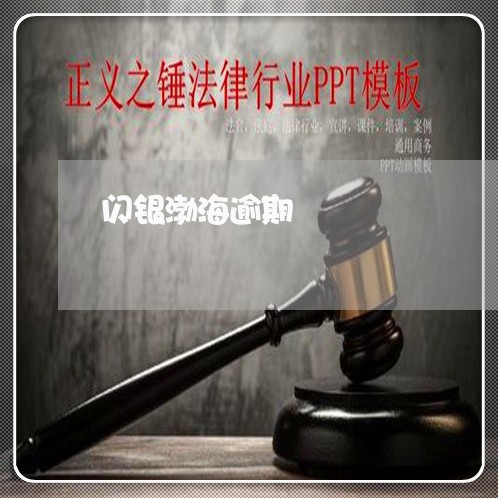 闪银渤海逾期 闪银渤海逾期