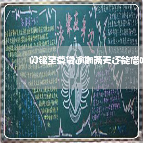 闪银至尊贷逾期两天还能借吗 闪银至尊贷逾期两天还能借吗