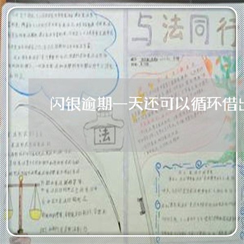闪银逾期一天还可以循环借出来吗