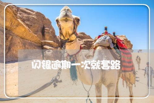 闪银逾期一次就套路