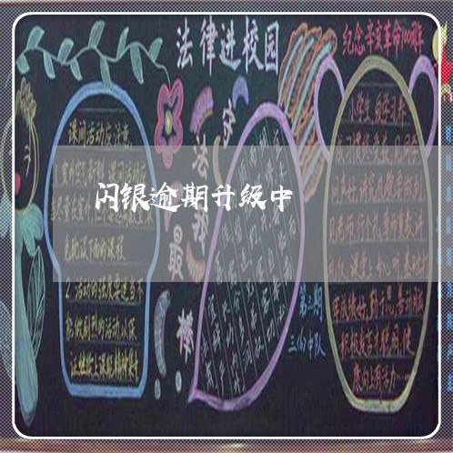 闪银逾期升级中 闪银逾期升级中