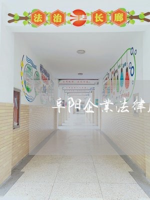 阜阳企业法律顾问费用多少/2023061992037
