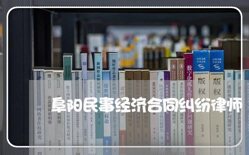 阜阳民事经济合同纠纷律师 阜阳民事经济合同纠纷律师
