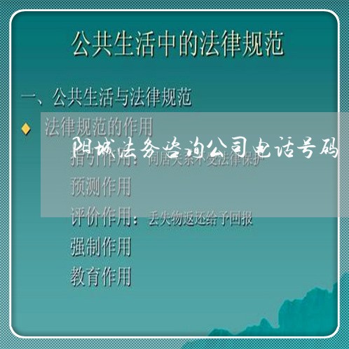 阳城法务咨询公司电话号码 阳城法务咨询公司电话号码