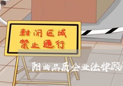 阳曲品质企业法律顾问/2023061840481