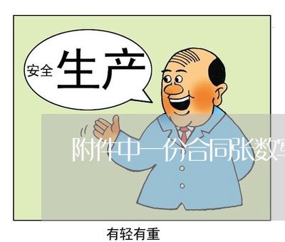 附件中一份合同张数写几/2023060792603 附件中一份合同张数写几/2023060792603