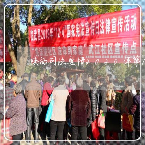 陕西司法要情2020年第12期 陕西司法要情2020年第12期