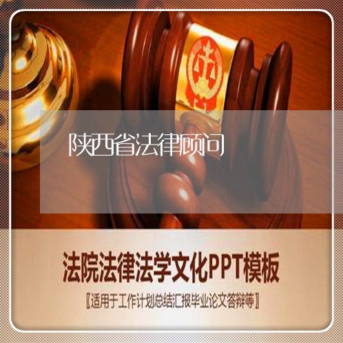 陕西省法律顾问/2023061764837