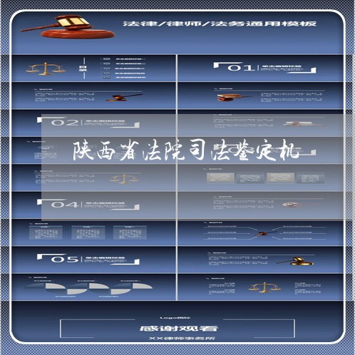 陕西省法院司法鉴定机