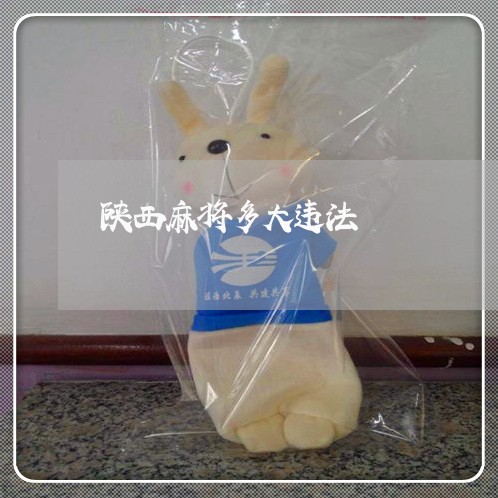 陕西麻将多大违法