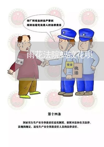 雨花法院蚂蚁花呗 雨花法院蚂蚁花呗