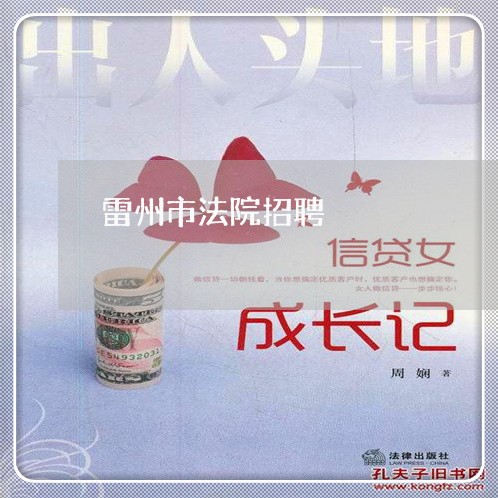 雷州市法院招聘