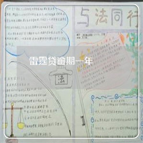 雷霆贷逾期一年
