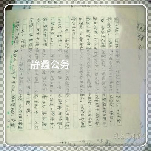 静鑫公务