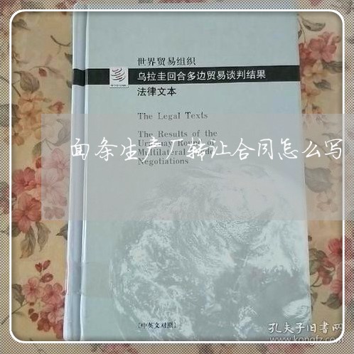 面条生产厂转让合同怎么写/2023042318047 面条生产厂转让合同怎么写/2023042318047