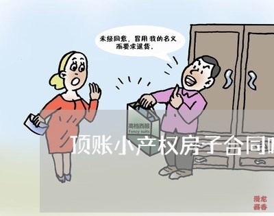 顶账小产权房子合同咋写/2023022565038 顶账小产权房子合同咋写/2023022565038
