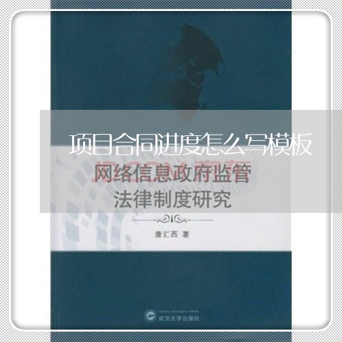 项目合同进度怎么写模板/2023022765360