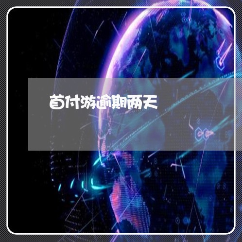 首付游逾期两天