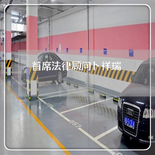 首席法律顾问卜祥瑞/2023061748260