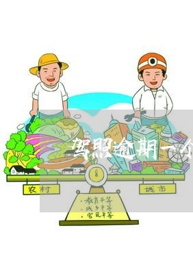 驾照逾期一个月换证需要拿什么