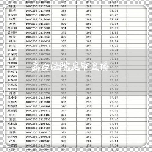 高台法院庭审直播 高台法院庭审直播