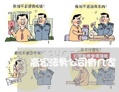 高密法务公司有几家 高密法务公司有几家