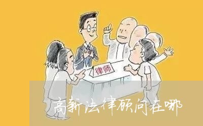 高新法律顾问在哪/2023061784928