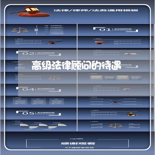 高级法律顾问的待遇 高级法律顾问的待遇