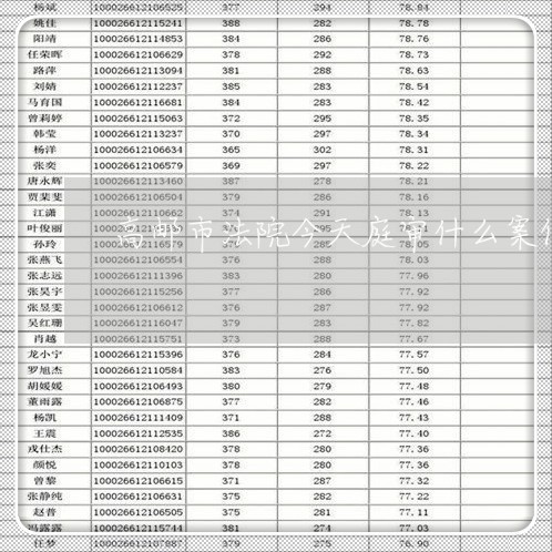 高邮市法院今天庭审什么案件