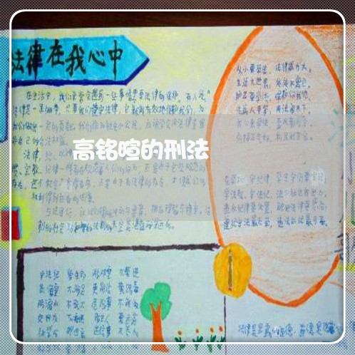 高铭暄的刑法 高铭暄的刑法
