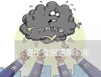 麦子金服逾期3年