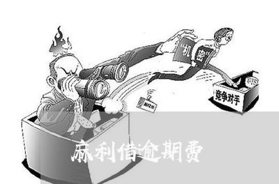 麻利借逾期费
