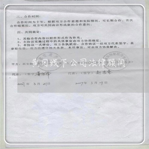 黄冈线下公司法律顾问 黄冈线下公司法律顾问