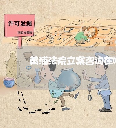 黄浦法院立案咨询在哪里