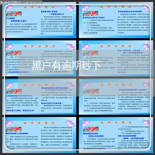 黑户有逾期秒下 黑户有逾期秒下