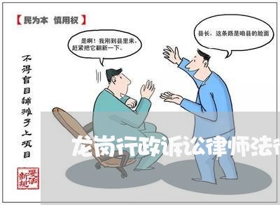 龙岗行政诉讼律师法律咨询