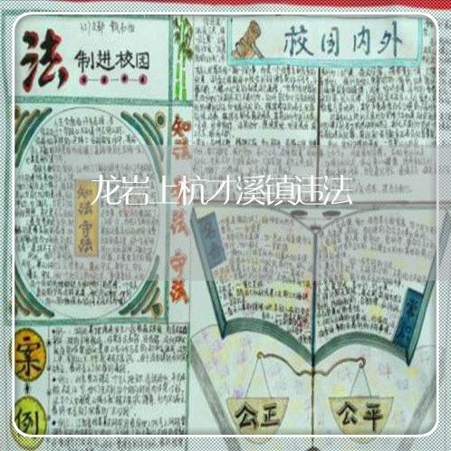 龙岩上杭才溪镇违法 龙岩上杭才溪镇违法