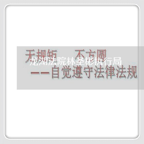 龙湖法院林圣彬执行局 龙湖法院林圣彬执行局