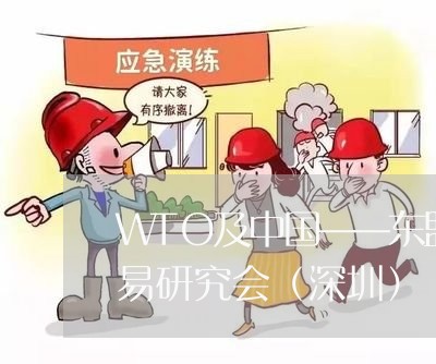 ＷＴＯ及中国——东盟自由贸易区法律、贸易研究会（深圳）