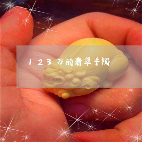 123万的翡翠手镯/2023060266159