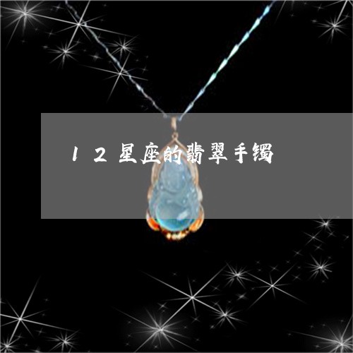 12星座的翡翠手镯/2023060296926