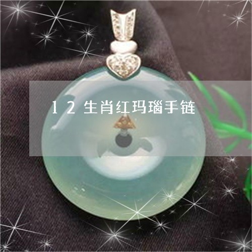 12生肖红玛瑙手链/2023060241595