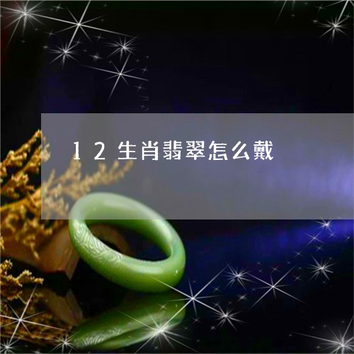 12生肖翡翠怎么戴/2023060220626