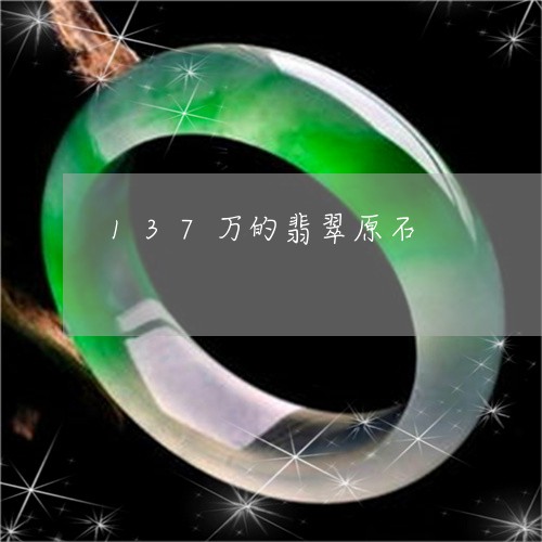 137万的翡翠原石/2023060228369