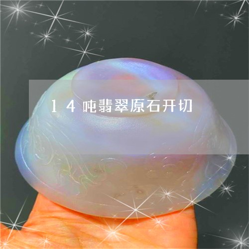 14吨翡翠原石开切/2023060264837